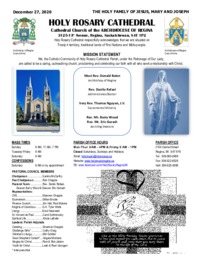 bulletin parish rosary holy