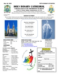 Holy Rosary Bulletin 2025-05-18