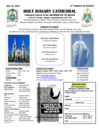 Holy Rosary Bulletin 05-22-2022